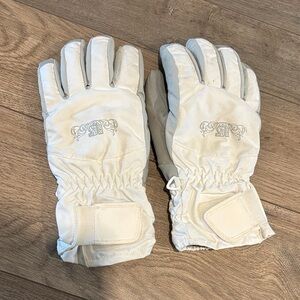 White/ Grey Burton Women’s Winter Gloves